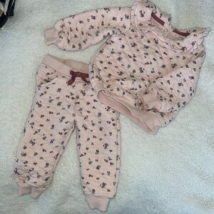 *Like New* Catherine Malandrino Quilted Sweatshirt Sweatpants Set